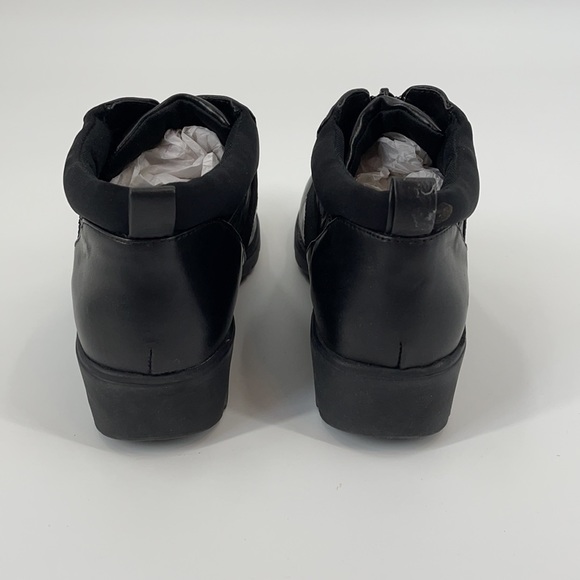 Easy Spirit Whelan Leather Ankle Boot Black Sz 5 - Picture 5 of 8